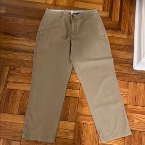 J. Crew Tan Chinos Classic Straight-Leg
